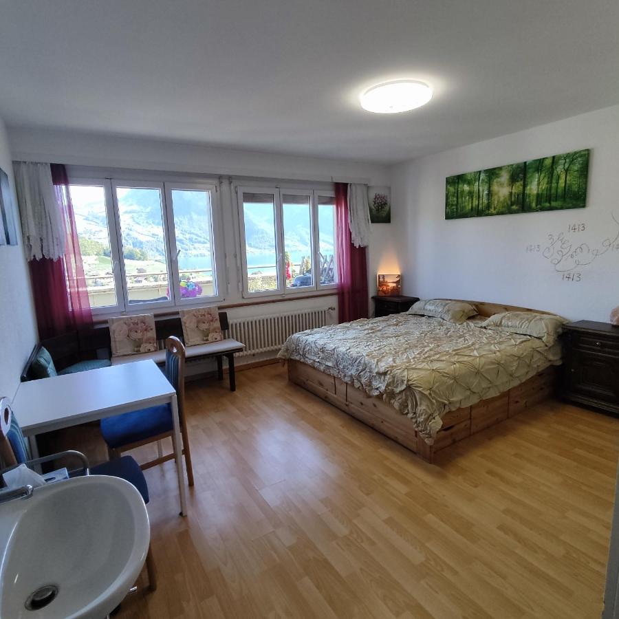 Spiez Lakeview By The Station Room A Ngoại thất bức ảnh